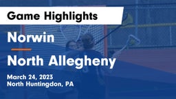 Norwin  vs North Allegheny  Game Highlights - March 24, 2023