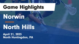 Norwin  vs North Hills  Game Highlights - April 21, 2023