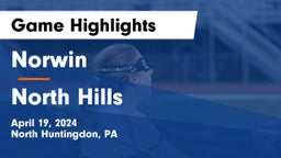 Norwin  vs North Hills  Game Highlights - April 19, 2024