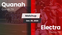 Matchup: Quanah vs. Electra  2020