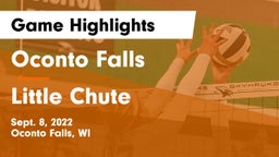 Oconto Falls  vs Little Chute  Game Highlights - Sept. 8, 2022