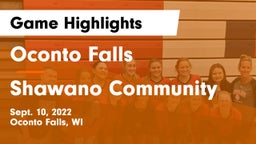 Oconto Falls  vs Shawano Community  Game Highlights - Sept. 10, 2022