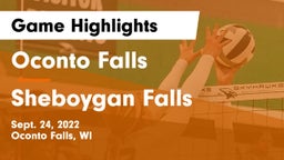 Oconto Falls  vs Sheboygan Falls  Game Highlights - Sept. 24, 2022