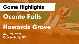 Oconto Falls  vs Howards Grove  Game Highlights - Aug. 22, 2023