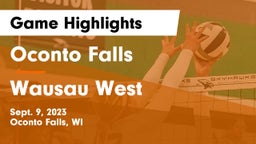 Oconto Falls  vs Wausau West  Game Highlights - Sept. 9, 2023