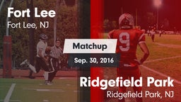 Matchup: Fort Lee vs. Ridgefield Park  2016