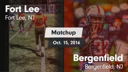 Matchup: Fort Lee vs. Bergenfield  2016