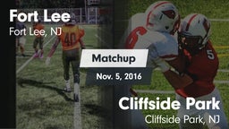 Matchup: Fort Lee vs. Cliffside Park  2016