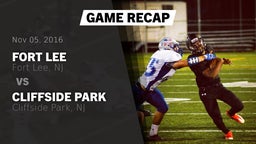 Recap: Fort Lee  vs. Cliffside Park  2016