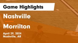 Nashville  vs Morrilton  Game Highlights - April 29, 2024