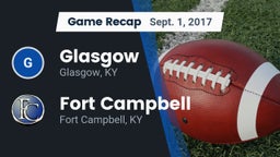Recap: Glasgow  vs. Fort Campbell  2017