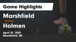 Marshfield  vs Holmen  Game Highlights - April 29, 2024