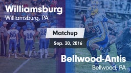 Matchup: Williamsburg vs. Bellwood-Antis  2016