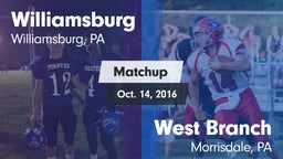 Matchup: Williamsburg vs. West Branch  2016