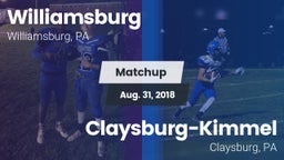 Matchup: Williamsburg vs. Claysburg-Kimmel  2018