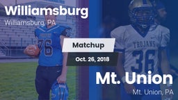 Matchup: Williamsburg vs. Mt. Union  2018