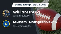 Recap: Williamsburg  vs. Southern Huntingdon County  2019