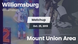 Matchup: Williamsburg vs. Mount Union Area 2019