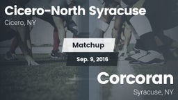Matchup: Cicero-North Syracus vs. Corcoran  2016