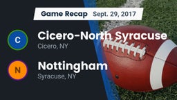 Recap: Cicero-North Syracuse  vs. Nottingham  2017