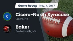 Recap: Cicero-North Syracuse  vs. Baker  2017