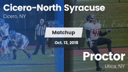 Matchup: Cicero-North Syracus vs. Proctor  2018