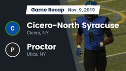 Recap: Cicero-North Syracuse  vs. Proctor  2019
