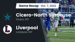 Recap: Cicero-North Syracuse  vs. Liverpool  2022