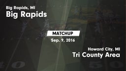 Matchup: Big Rapids vs. Tri County Area  2016