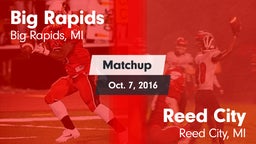 Matchup: Big Rapids vs. Reed City  2016