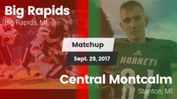 Matchup: Big Rapids vs. Central Montcalm  2017