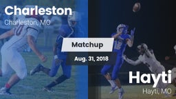 Matchup: Charleston vs. Hayti  2018