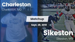 Matchup: Charleston vs. Sikeston  2018