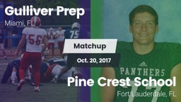 Matchup: Gulliver Prep vs. Pine Crest School 2017