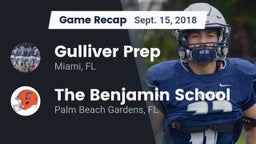 Recap: Gulliver Prep  vs. The Benjamin School 2018