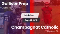 Matchup: Gulliver Prep vs. Champagnat Catholic  2018