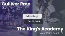 Matchup: Gulliver Prep vs. The King's Academy 2018