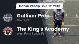 Recap: Gulliver Prep  vs. The King's Academy 2018