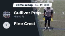 Recap: Gulliver Prep  vs. Pine Crest 2018