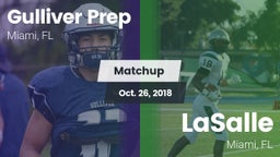 Matchup: Gulliver Prep vs. LaSalle  2018