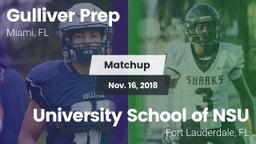 Matchup: Gulliver Prep vs. University School of NSU 2018