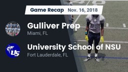 Recap: Gulliver Prep  vs. University School of NSU 2018