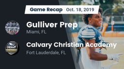 Recap: Gulliver Prep  vs. Calvary Christian Academy 2019