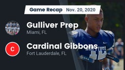 Recap: Gulliver Prep  vs. Cardinal Gibbons  2020