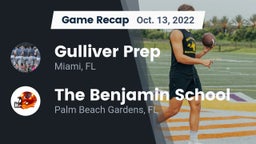 Recap: Gulliver Prep  vs. The Benjamin School 2022