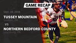 Recap: Tussey Mountain  vs. Northern Bedford County  2016