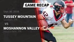 Recap: Tussey Mountain  vs. Moshannon Valley  2016