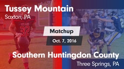 Matchup: Tussey Mountain vs. Southern Huntingdon County  2016