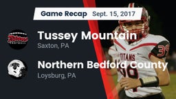 Recap: Tussey Mountain  vs. Northern Bedford County  2017