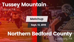 Matchup: Tussey Mountain vs. Northern Bedford County  2019